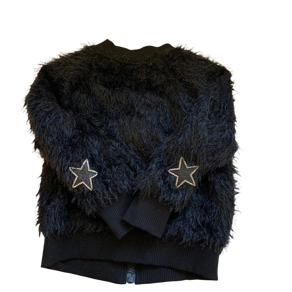 Little Mass Fuzzy Eyelash Star Jacket size 3T NWT - Picture 7 of 7